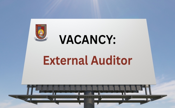 VACANCY ANNOUNCEMENT: EXTERNAL AUDITOR