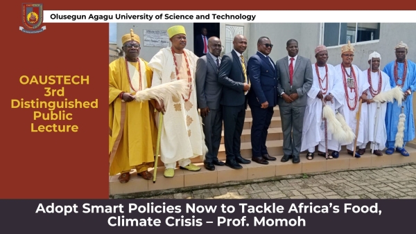 Adopt Smart Policies Now to Tackle Africa’s Food, Climate Crisis – Prof. Momoh