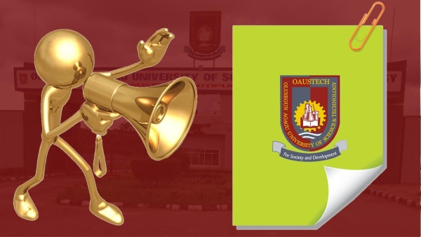 2023/2024 ADMISSIONS: RELEASE OF OAUSTECH POST-UTME RESULTS